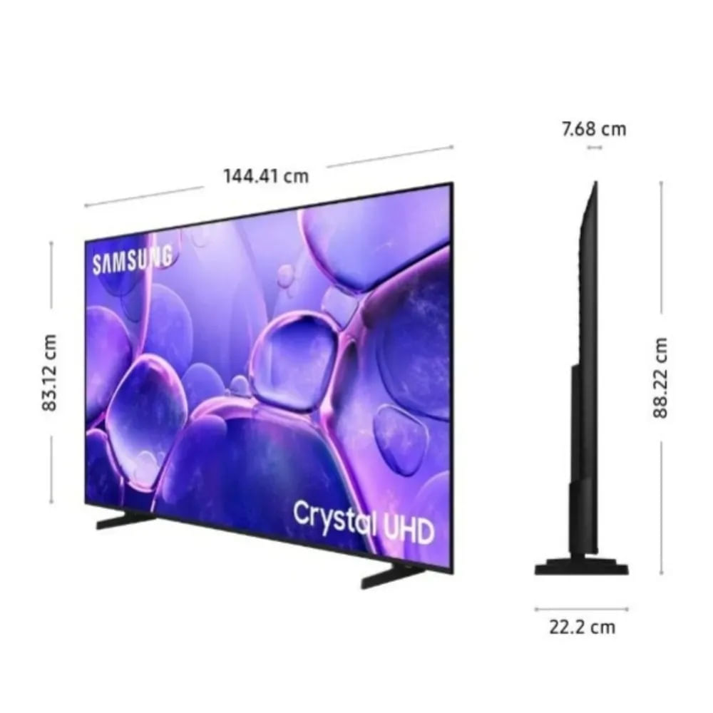 Imagen 2 del producto Smart TV Samsung 65"" 4K Crystal UHD, Crystal Processor 4K, sistema Tizen con One UI, 2GB RAM, 65U8000FG (2024), negro
