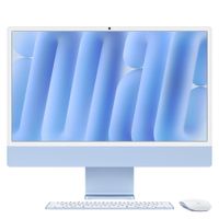 Computadora iMac Apple 24"" M4 16GB, 256GB SSD, pantalla 4.5K Retina, cámara integrada, Wi-Fi, macOS, azul + Teclado + Mouse Magic