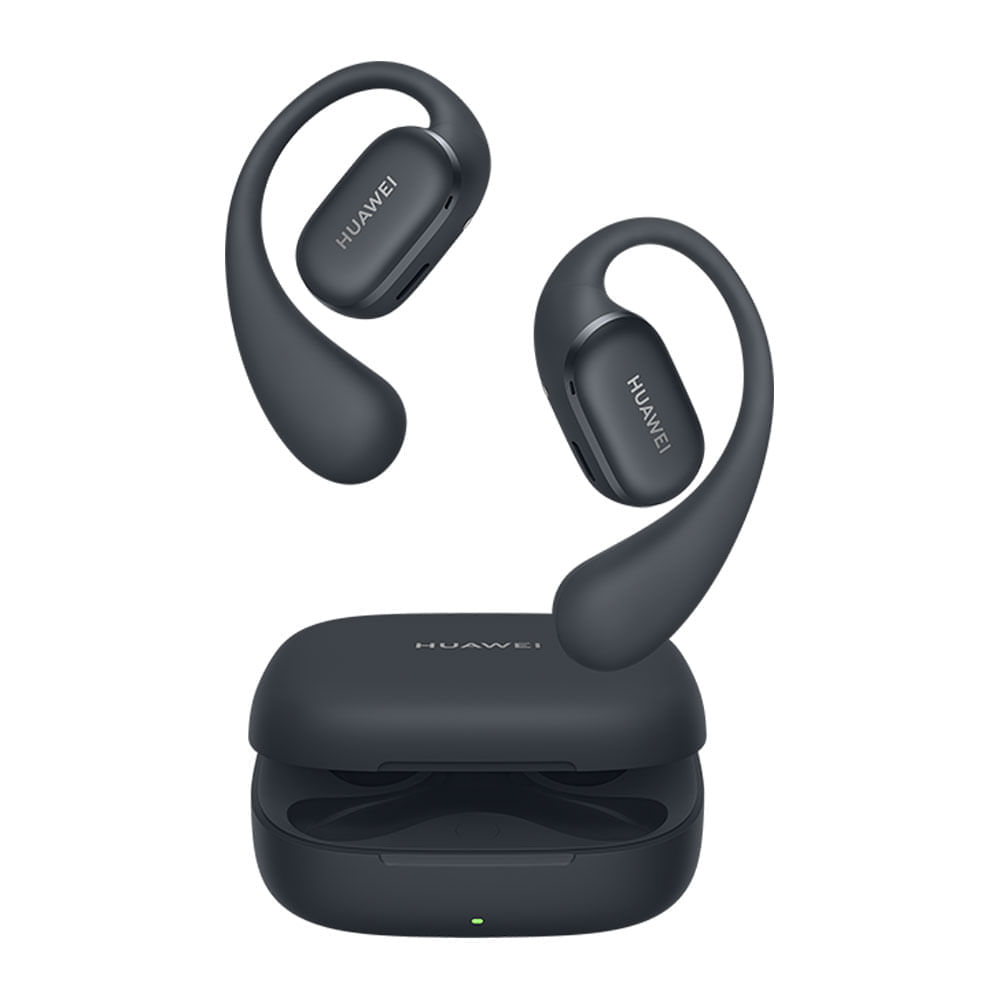 Audífonos bluetooth True Wireless Huawei FreeArc resistencia al agua IP57, duración máx. 28 horas con estuche de carga, negro