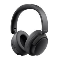 Audífonos bluetooth on ear Decibel Hybrid Sound con almohadillas acolchadas, máx. 50 horas, control de música y llamadas, negro