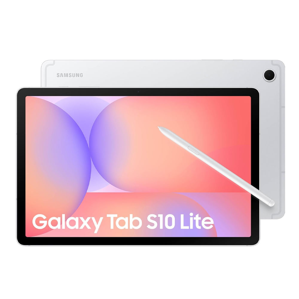 Tablet Samsung Galaxy Tab S10 Lite 10.9" 128GB, 6GB RAM, cámara principal 8MP y frontal 5MP, 8000 mAh, Exynos 1380, silver