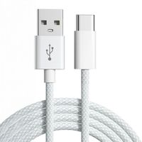 Cable Coolbox GMobile tipo-C A USB, 1m, 18W, trenzado, blanco