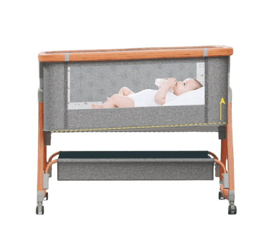 Imagen 2 del producto Cuna para bebé Ebaby Dulces Sueños Aura, eléctrica a control, gris