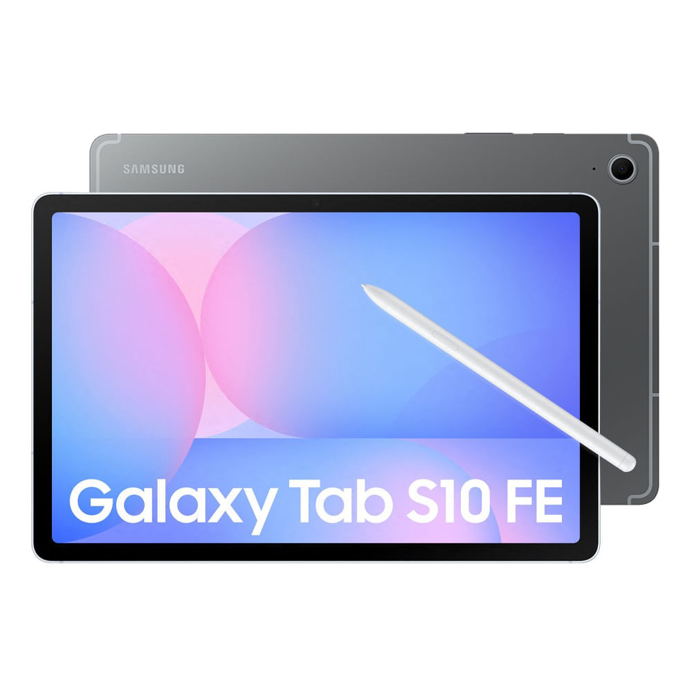 Tablet Samsung Galaxy Tab S10 FE 10.9" 128GB, 8GB RAM, cámara principal 13MP y frontal 12MP, 8000 mAh, Exynos 1580, gris + Lápiz
