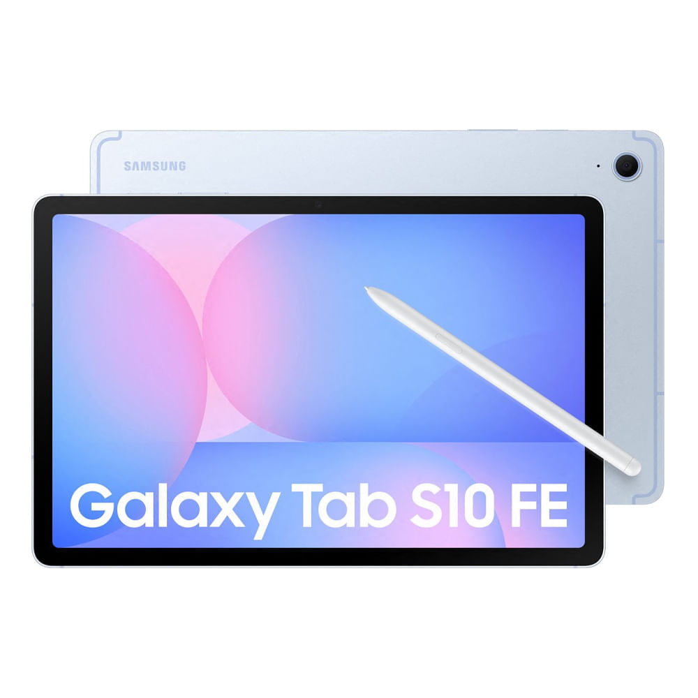 Tablet Samsung Galaxy Tab S10 FE 10.9" 128GB, 8GB RAM, cámara principal 13MP y frontal 12MP, 8000 mAh, Exynos 1580, azul