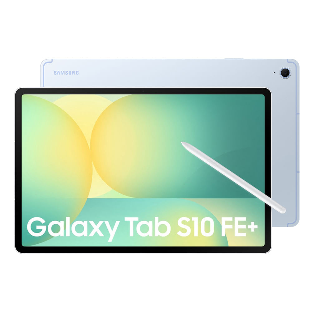 Tablet Samsung Galaxy Tab S10 FE Plus 13.1" 128GB, 8GB RAM, cámara principal 13MP y frontal 12MP, 10090 mAh, Exynos 1580, azul