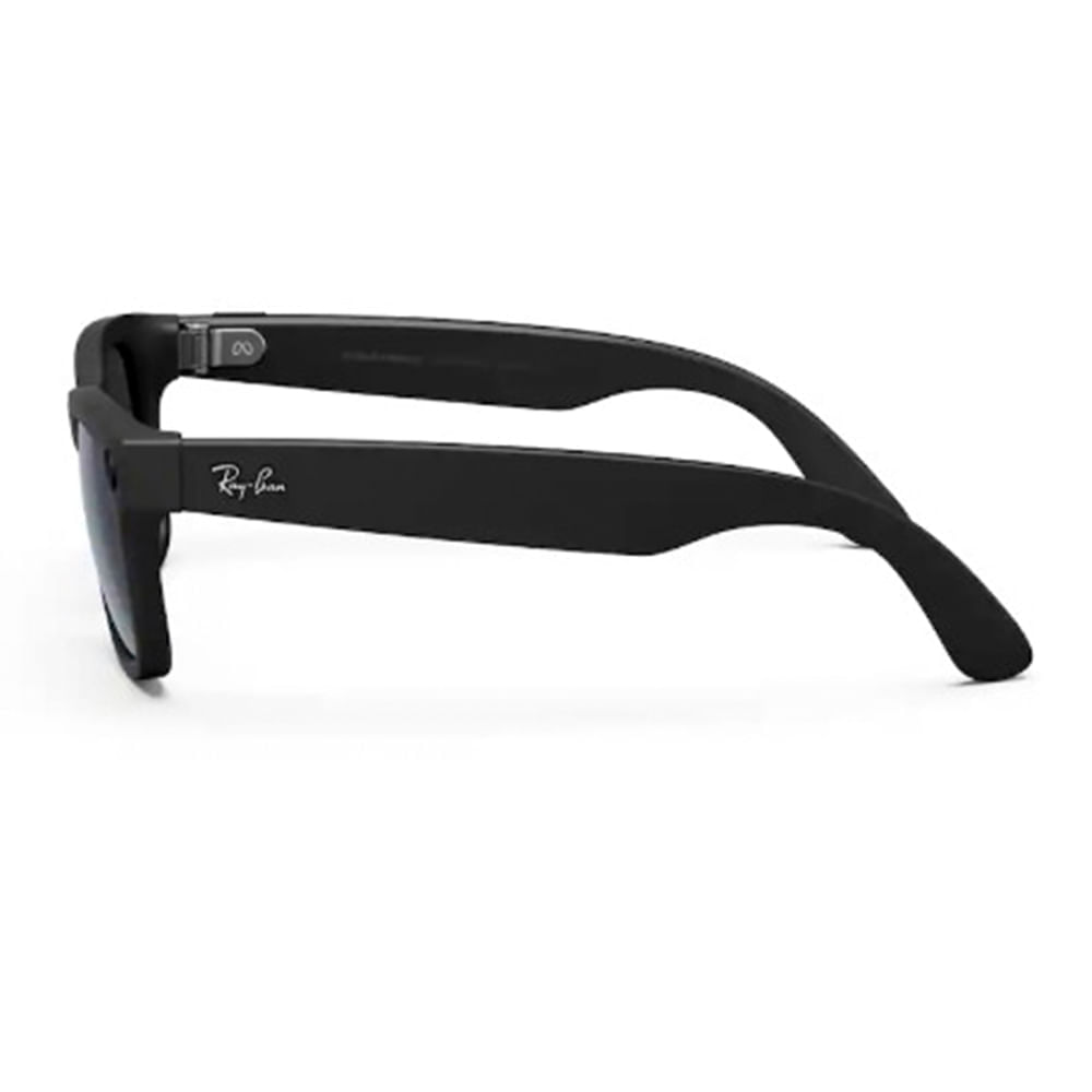 Imagen 2 del producto Lentes inteligentes Ray-Ban Meta Wayfarer 1ra gen polarizados, cámara 12MP, almacenamiento 32GB, batería 36 horas, traductor, negro mate