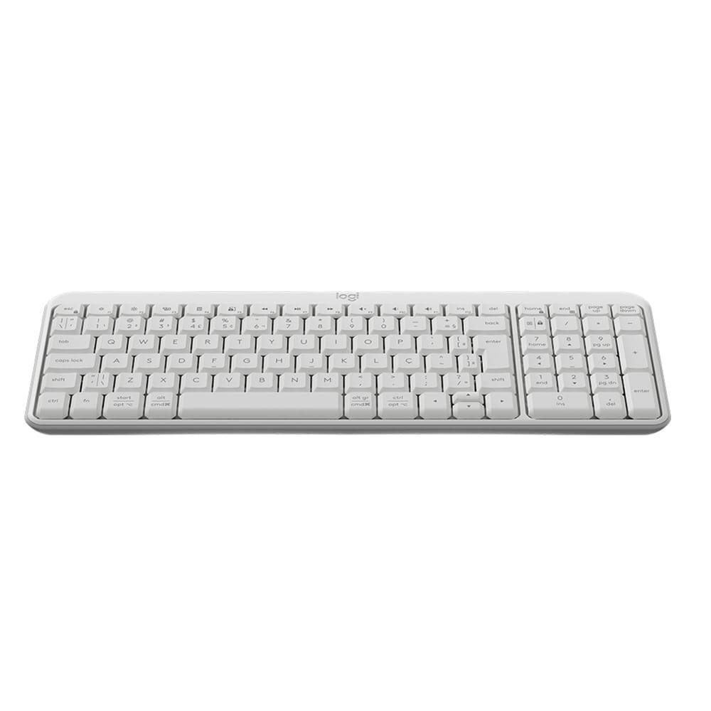Imagen 2 del producto Teclado inalámbrico Logitech K250 Bluetooth, membrana, español, blanco