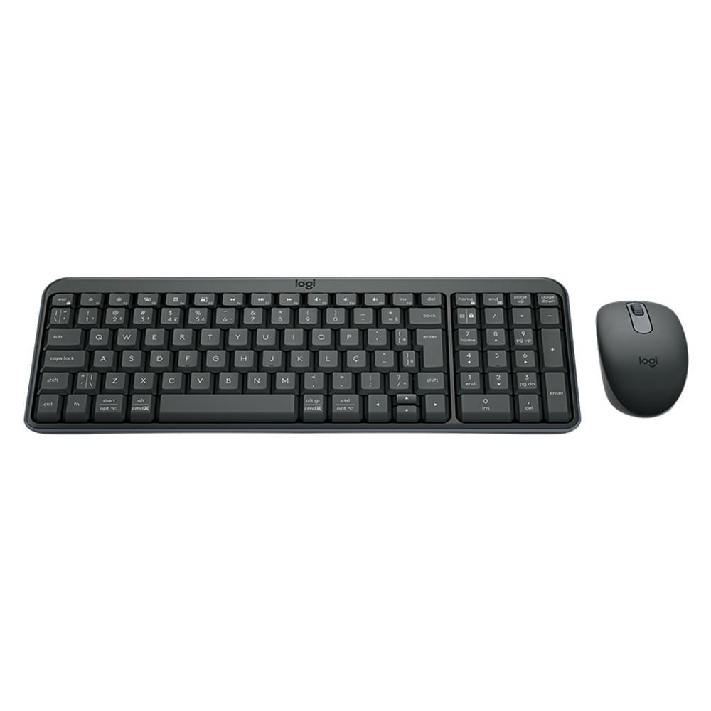 Imagen 2 del producto Kit inalámbrico teclado + mouse Logitech MK250, bluetooth, membrana, idioma español, negro