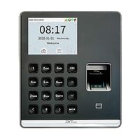 Control de asistencia ZKTeco SenseFP M1, pantalla de 2.8"", WiFi, huella, tarjeta RFID