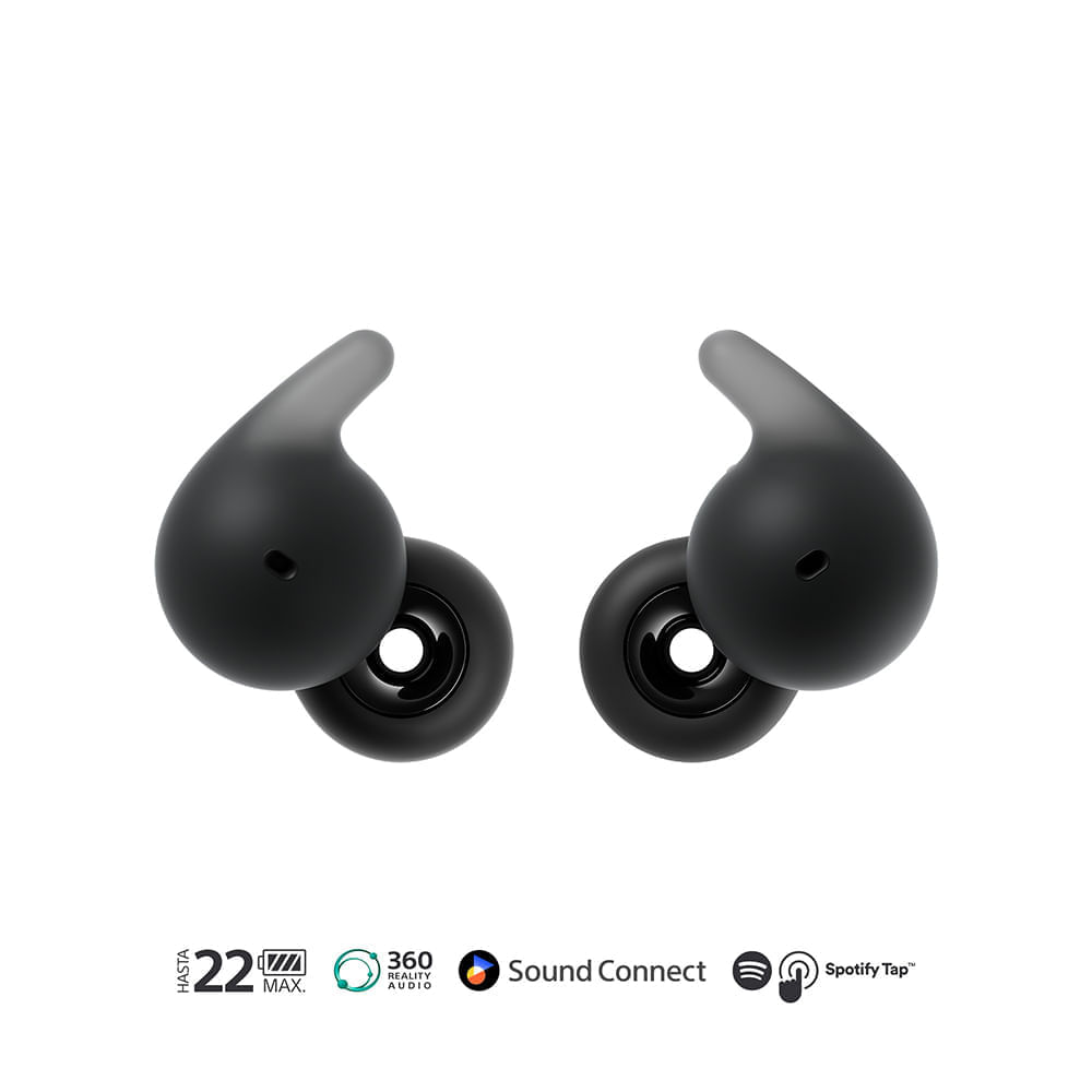 Imagen 2 del producto Audífonos inalámbricos Sony LinkBuds Open, diseño de anillo abierto, livianos, claridad en llamadas, negro