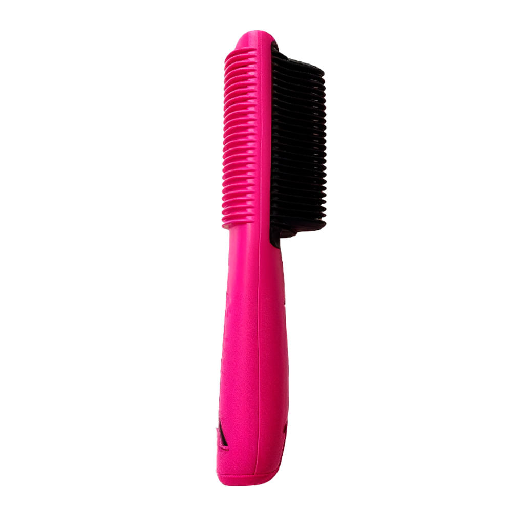 Peine térmico Glider Portable 4 en 1, masajea, desenreda, alisa y riza, tecnología iónica antifrizz, rosado