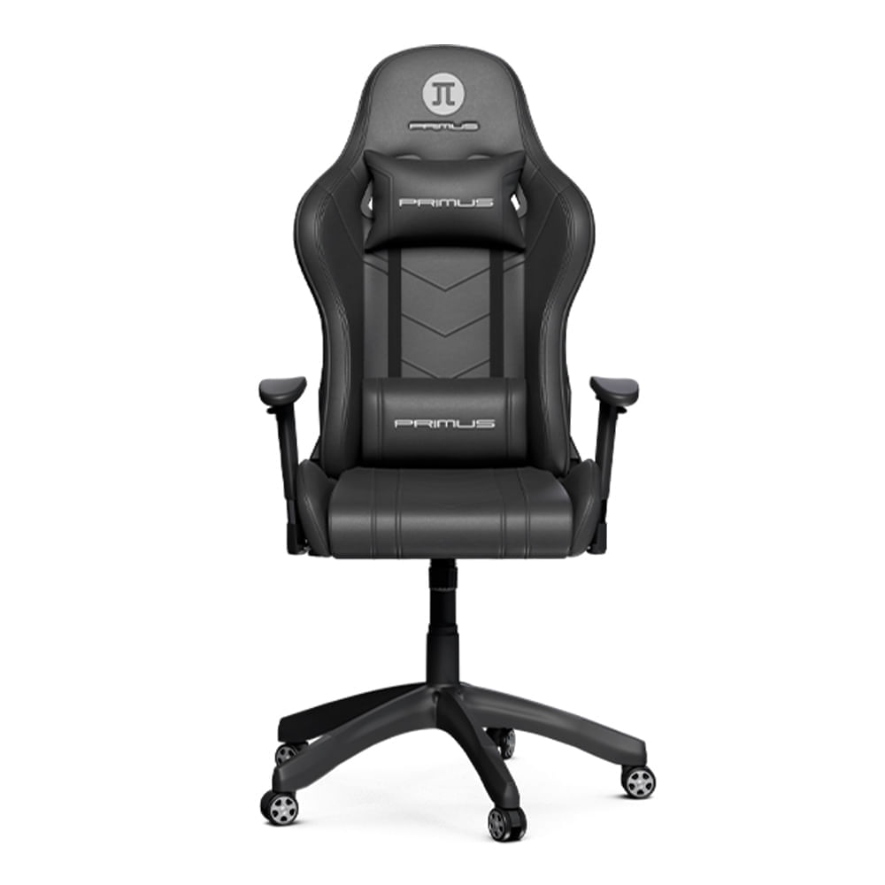 Imagen 2 del producto Silla gamer Primus 100T PCH-103BK, carga máxima 120kg, inclinación 135°, negra