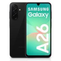 Celular Samsung Galaxy A26 5G 128GB, 6GB RAM, cámara trasera 50MP y frontal 13MP, 6.7'', negro