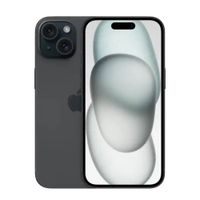 iPhone 15 128GB, 6GB RAM, cámara trasera 48MP y frontal 12 MP, 6.1"", negro