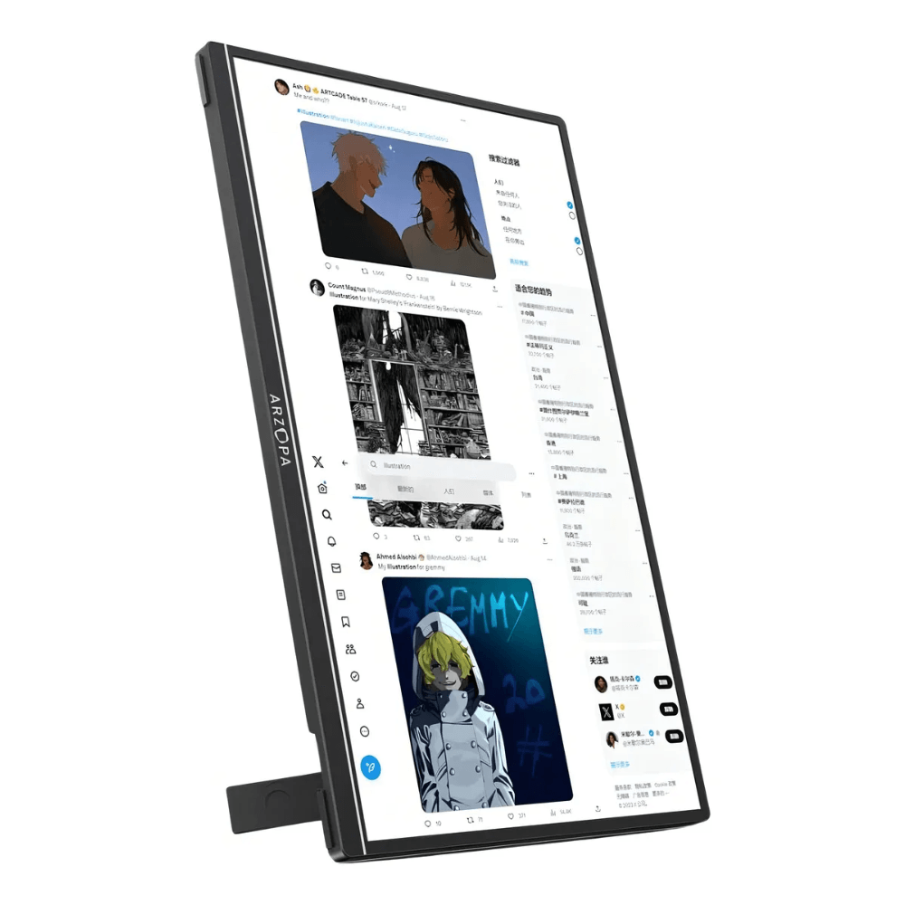 Imagen 2 del producto Monitor plano portátil Arzopa S1 Table 15.6"" IPS, FHD(1920x1080), 16:9, 60 Hz, 5 ms