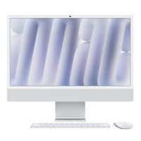 Computadora iMac Apple 24"" M4 16GB, 256GB SSD, pantalla 4.5K Retina, cámara integrada, Wi-Fi, macOS, plateado + Teclado + Mouse Magic