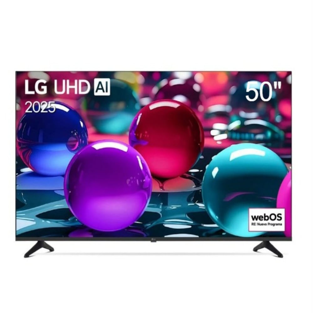 Smart TV LG 50" 4K UHD, ThinQ AI, sistema WebOS integrado, 50UA7300PSB 2025