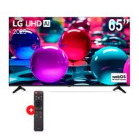 Smart TV  LG 65"" 4K UHD, ThinQ AI, sistema WebOS integrado, 65UA7300PSB + magic control