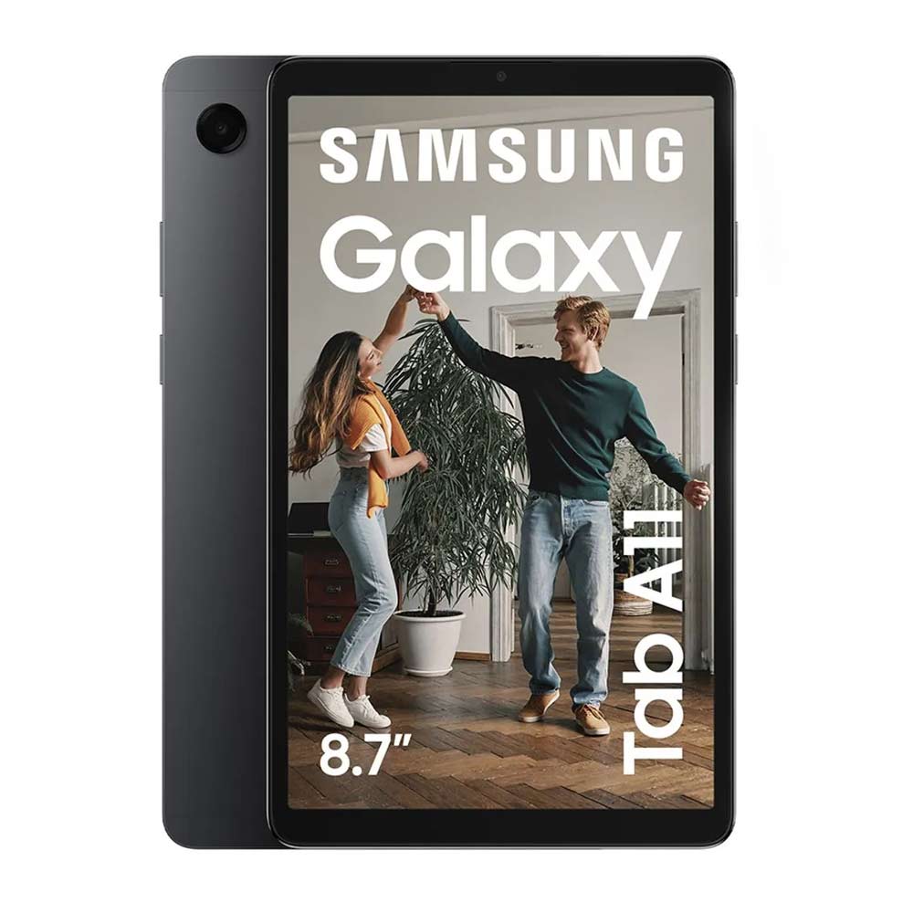 Tablet Samsung Galaxy Tab A11 8.7" 64GB, 4GB RAM, cámara principal 8MP, frontal 5MP, MediaTek Helio G99, 5100 mAh, grabación FHD, gris