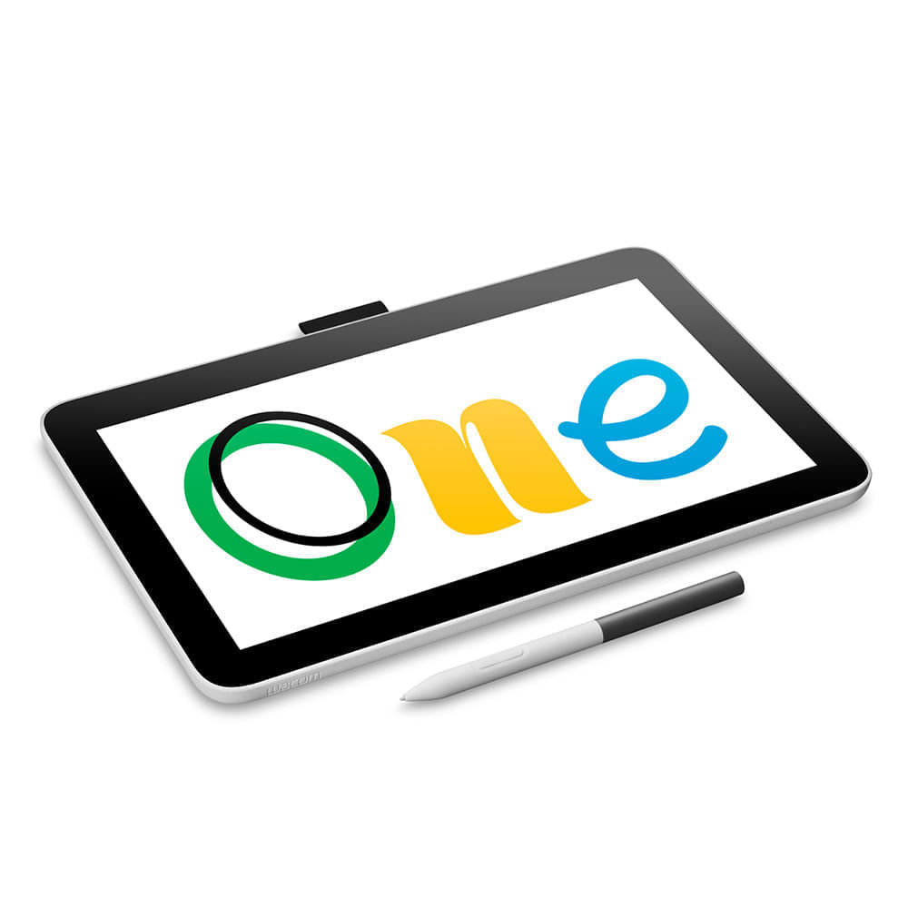 Tableta gráfica Wacom One 12 con pantalla de 11.6" FHD, conexión usb-C, incluye lápiz de Wacom One sin pilas, para Windows, Mac, Android, Chromebook
