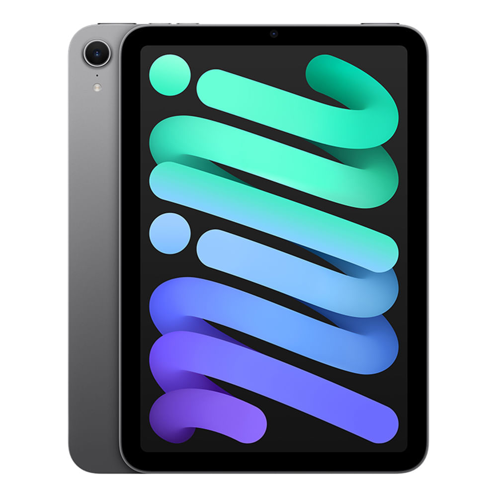 iPad Mini (7ma Gen) 8.3" 128GB, 8GB RAM, cámara principal 12MP y frontal 12MP, 19.3 Wh, Chip A17 Pro, space gray