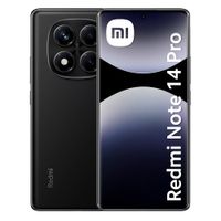 Celular Xiaomi Redmi Note 14 Pro 4G 256GB, 8GB RAM, cámara trasera 200MP y frontal 32MP, 6.67'', negro