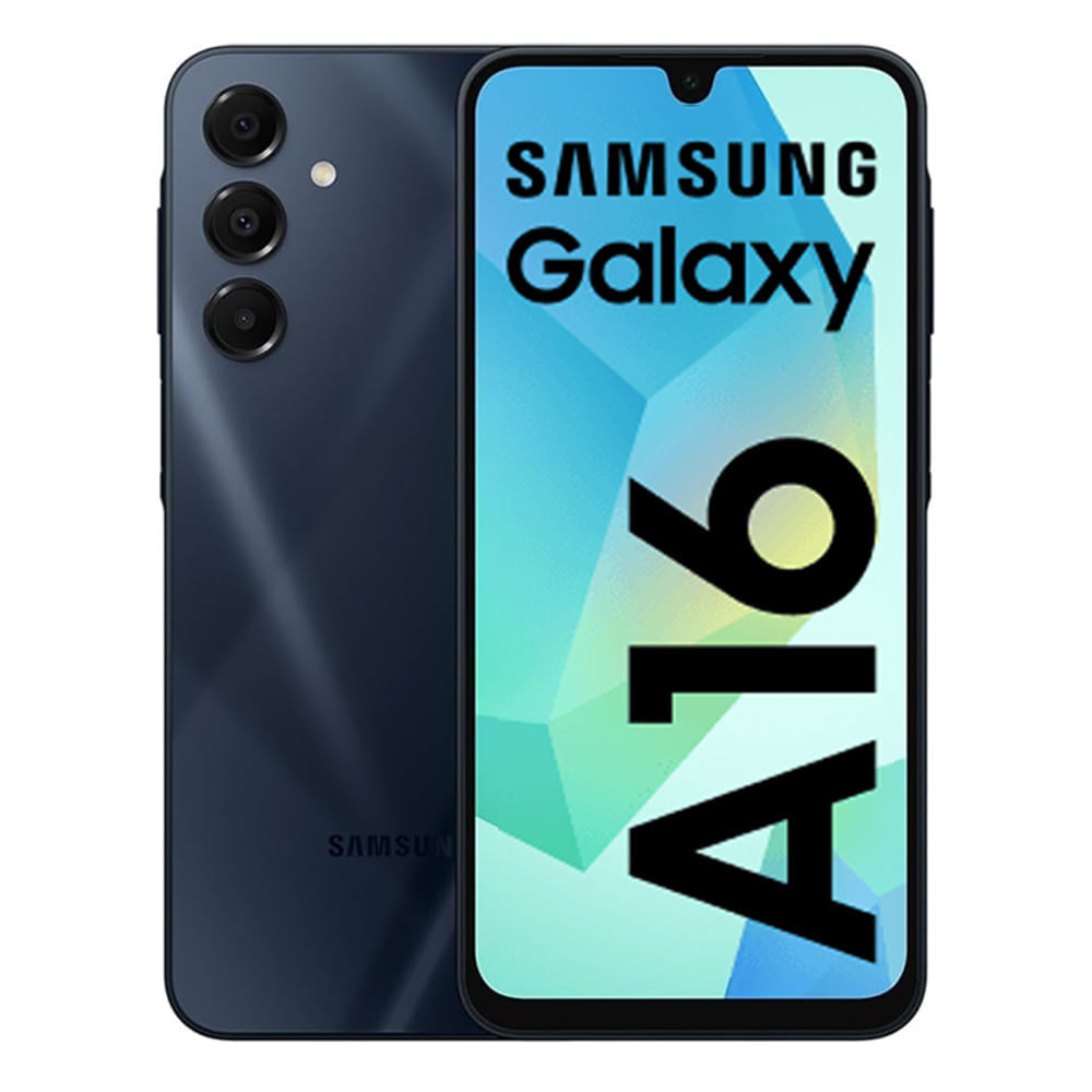 Celular Samsung Galaxy A16 4G 256GB, 8GB RAM, cámara trasera 50MP y frontal 13MP, 6.7", negro