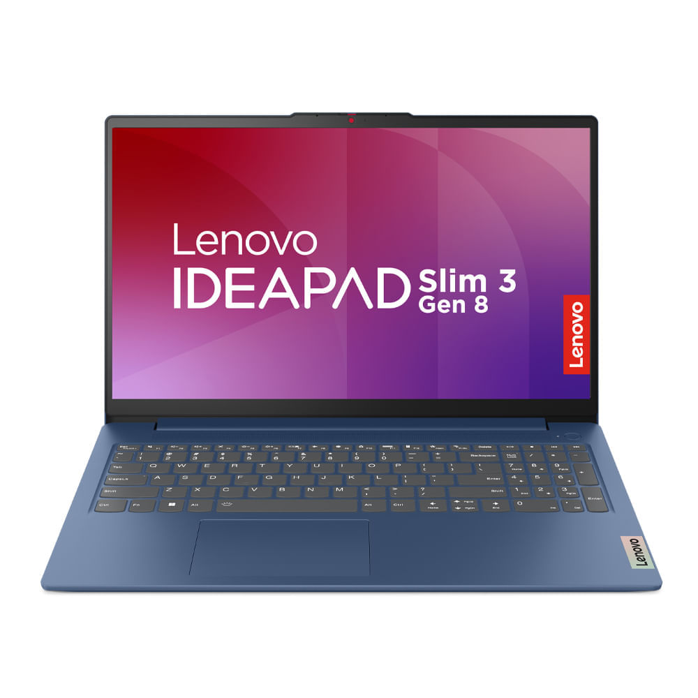 Laptop Lenovo ideaPad Slim 3 15.6", Intel Core i5-12450H, 512GB SSD, 8GB RAM, Win11, azul