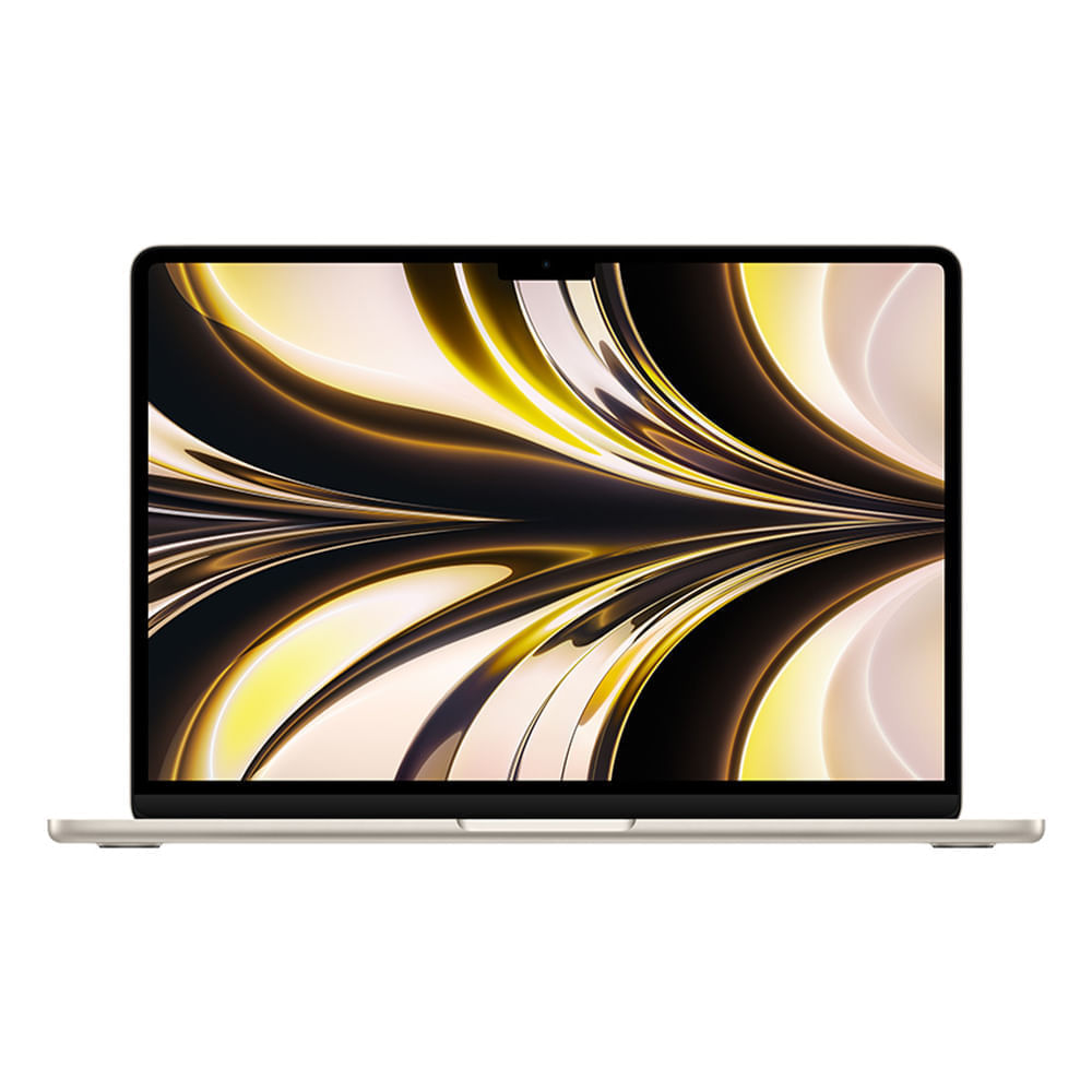 MacBook Air 13.6" Chip M2, 256GB SSD, 16GB RAM, GPU de 8 núcleos, macOS, starlight