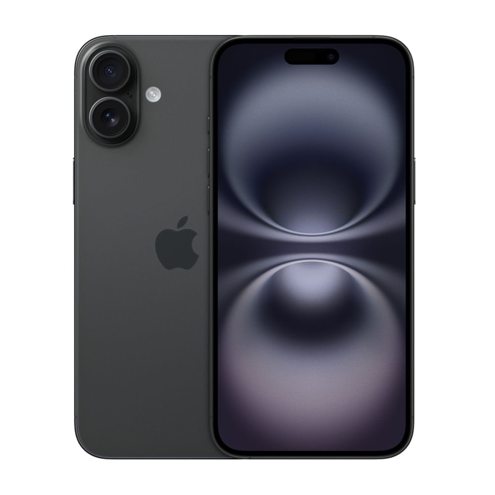 iPhone 16 Plus CCHiP 5G 128GB, 8GB RAM, cámara trasera 48MP y frontal 12MP, 6.7'', negro