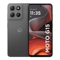 Celular Motorola G15 4G, 256GB, 4GB RAM, cámara trasera 50MP y frontal 8MP, 6.72"", gris