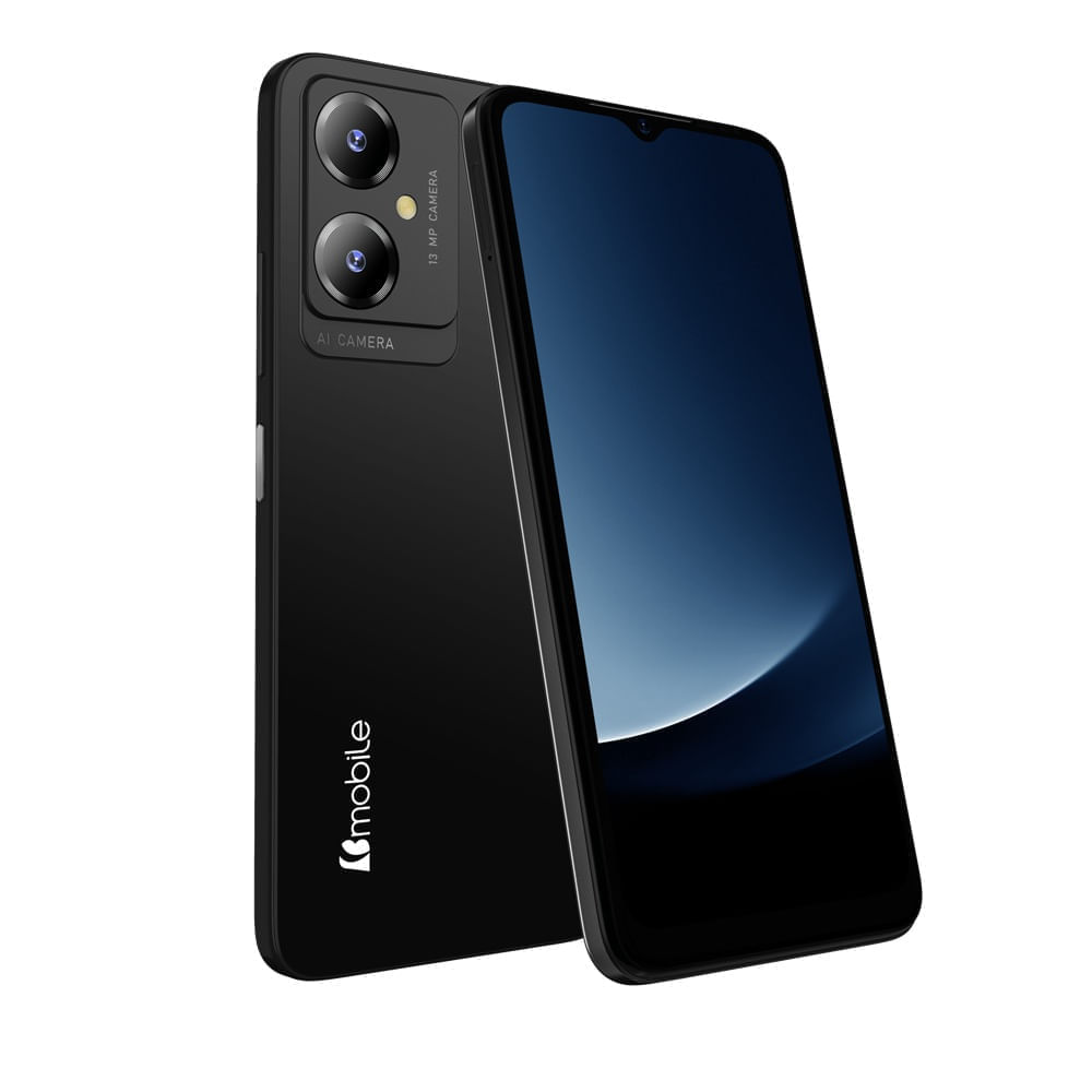 Bmobile BM65 PRO 4G 64GB, 4GB RAM, cámara principal 13MP, frontal 8MP, 6.6", negro