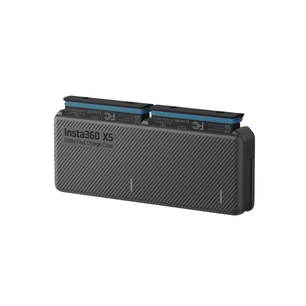 Imagen 2 del producto Combo cargador dual, con carga rápida + 2 baterías Insta360 X5 2400mAh de larga duración, negro