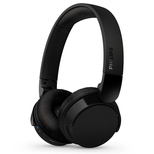 Audífonos On Ear Bluetooth Philips TAH4209, con micrófono, carga rápida, duración máx 55 horas, negro