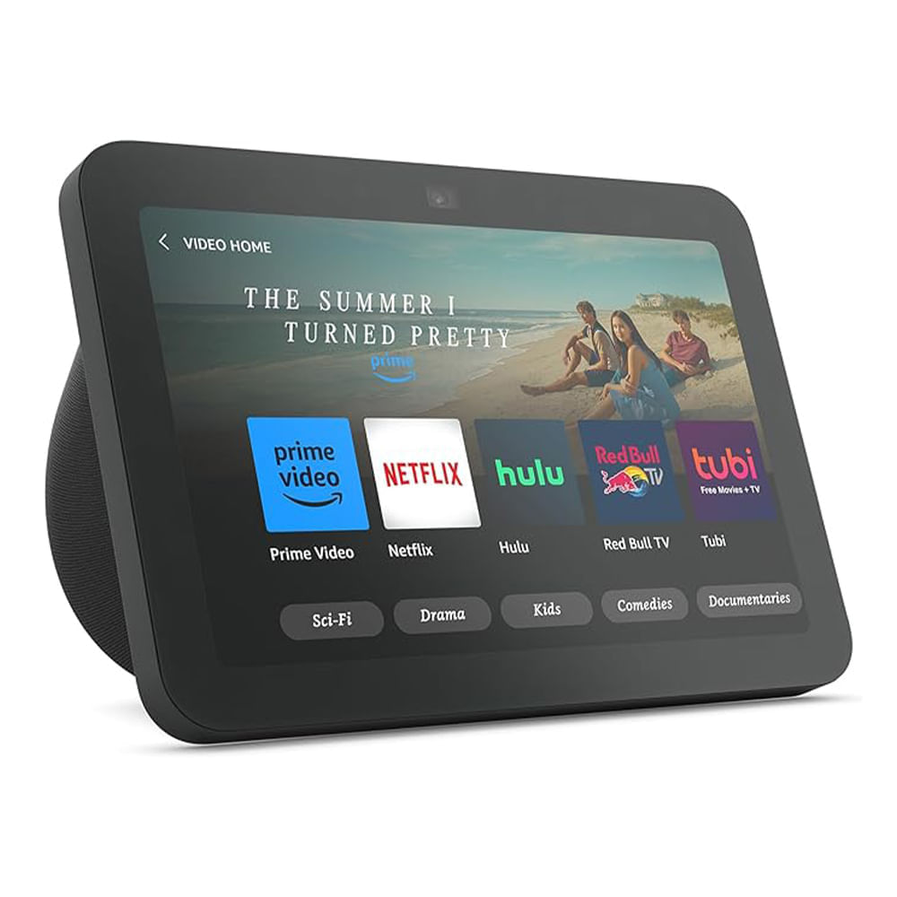 Altavoz Inteligente Amazon Echo Show 8 (3ra Generación), pantalla HD 8", Sonido Envolvente, Alexa Integrada, cámara gran angular, negro