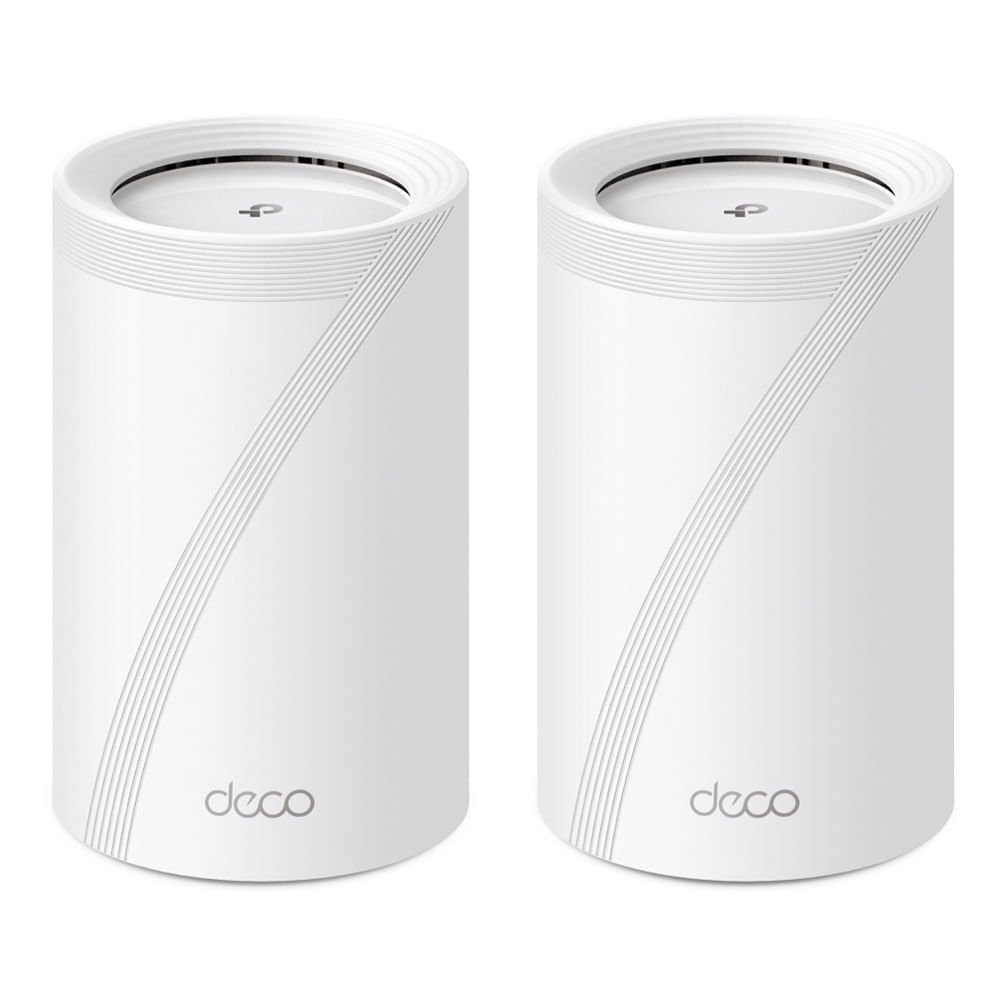 Imagen 1 del producto Sistema Mesh TP-Link PACK2 Deco BE65 BE11000 Wi-Fi 7, 5760 Mbps en 6GHz, 4320 Mbps en 5GHz y 574 Mbps en 2.4 GHz, 4 puertos, 428m2, blanco