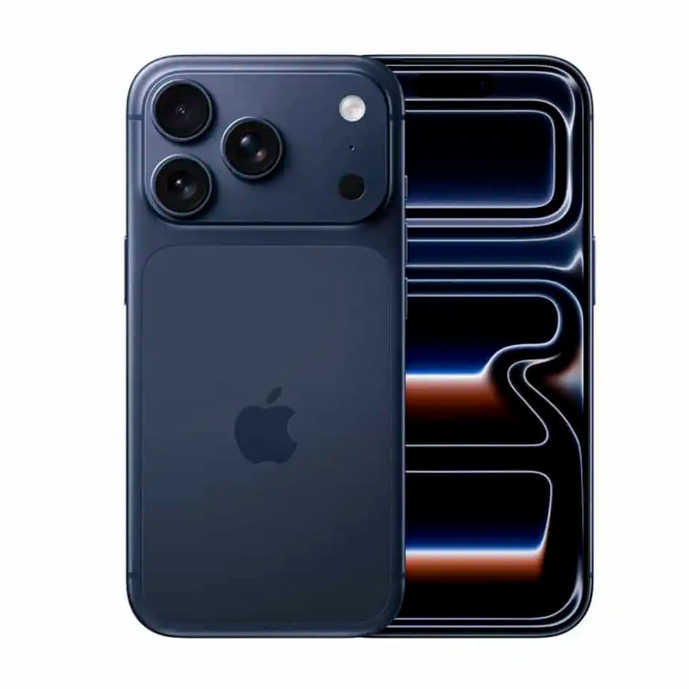 iPhone 17 Pro 5G 256GB, 12GB RAM, cámara trasera 48MP y frontal 18MP, 6.3", deep blue