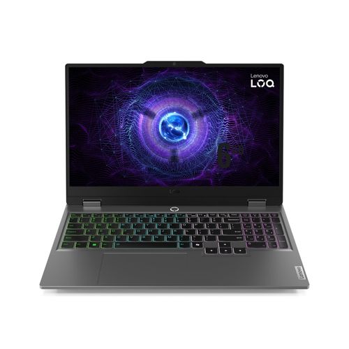 Laptop Lenovo LOQ 15IAX9 15.6" FHD, Core i5-12450HX, 12GB RAM, 512GB, FreeDOS, gris