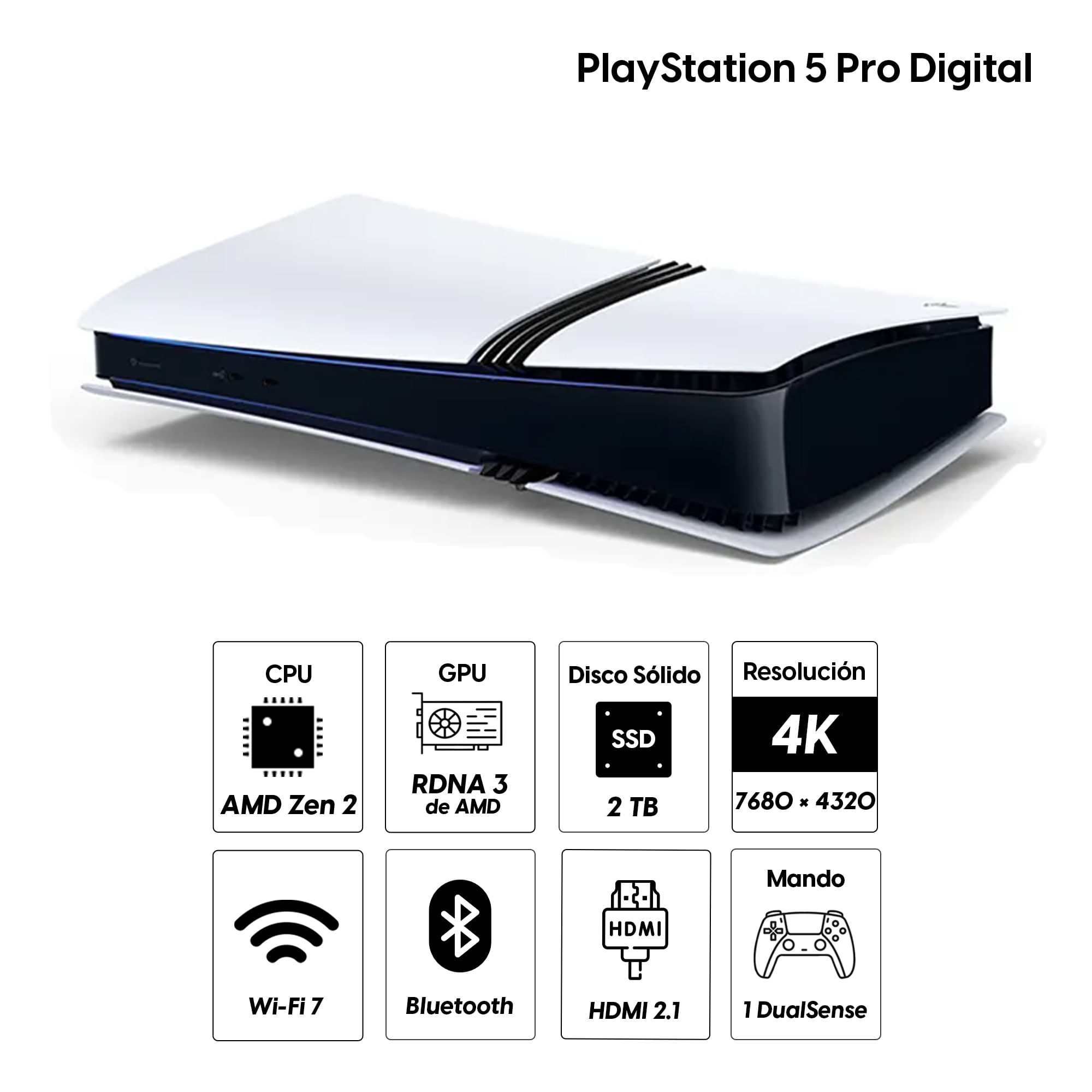 Imagen 2 del producto Consola PlayStation 5 Pro 2TB Edición Digital