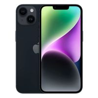 iPhone 14 c/CHiP 5G 128GB, 6GB RAM, cámara trasera 12MP y frontal 12MP, 6.1"", negro