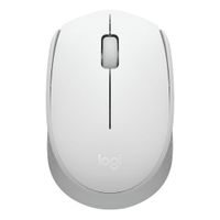 Mouse inalámbrico Logitech M170 compacto, 3 botones, usa pilas, diseño ambidiestro, blanco (reempacado)