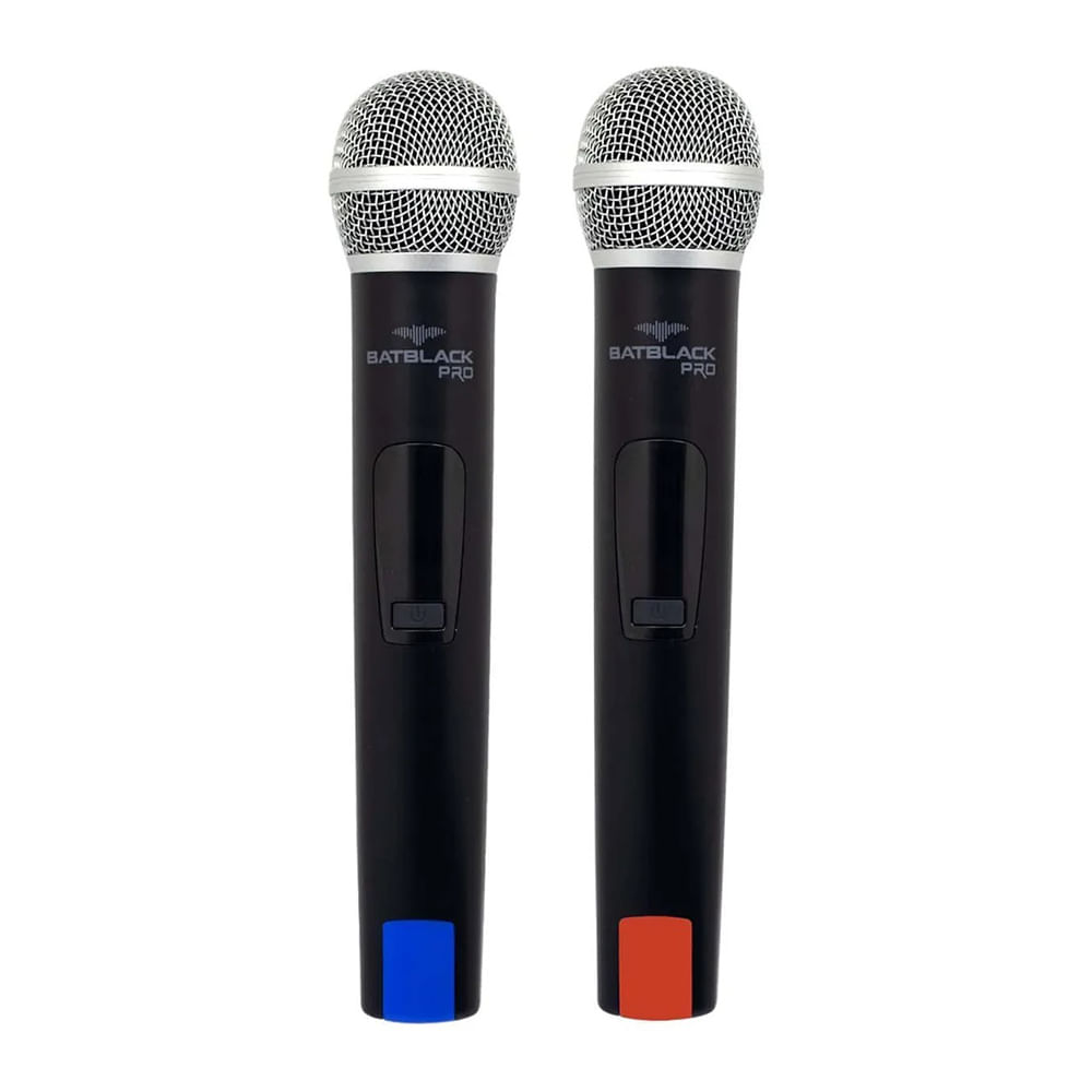 Imagen 2 del producto Micrófono inalámbrico Batblack BT-678 UHF VAR, receptor Base, x2 micrófonos (reempacado)