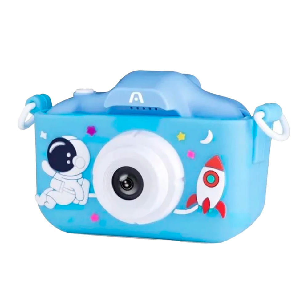 Cámara digital Magic PIX 81 para niños con pantalla IPS 2.0", resolución hasta 40 MP, azul