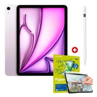 iPad Air 11"" 128GB, 8GB RAM, cámara principal 12MP y frontal 12MP, 28.9 Wh, Chip M3, morado + Pencil genérico