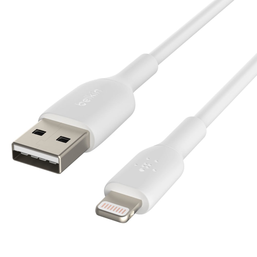 Imagen 2 del producto Reacondicionado: Cable lightning a USB Belkin, TPE, 1m, blanco
