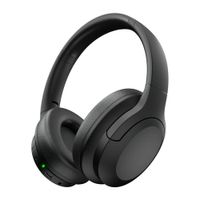 Audífonos bluetooth on ear Decibel Blackbeat Pro con almohadillas acolchadas, máx. 23 horas, control de música y llamadas, negro