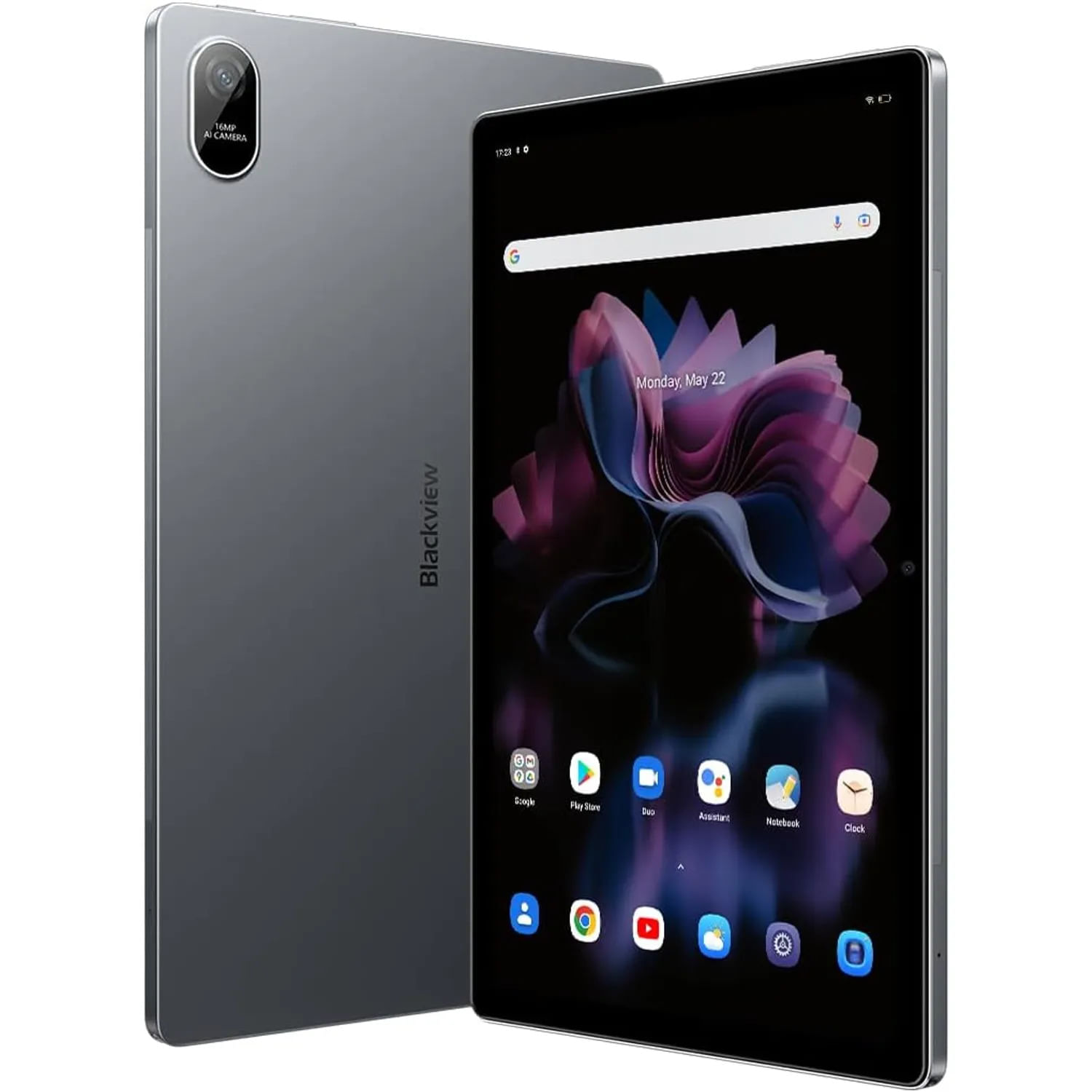 Tablet Blackview Tab 11 (2025) 10.36" 128GB, 4GB RAM, cámara principal 16MP y frontal 16MP, 8380 mAh, cámara 16MP, gris