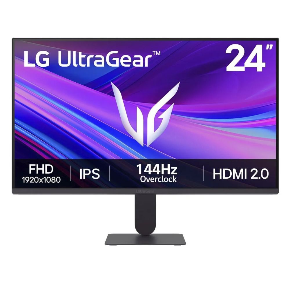Monitor gamer LG UltraGear 24G411A-B, pantalla 24", IPS, Full HD, 144Hz, 5ms, negro