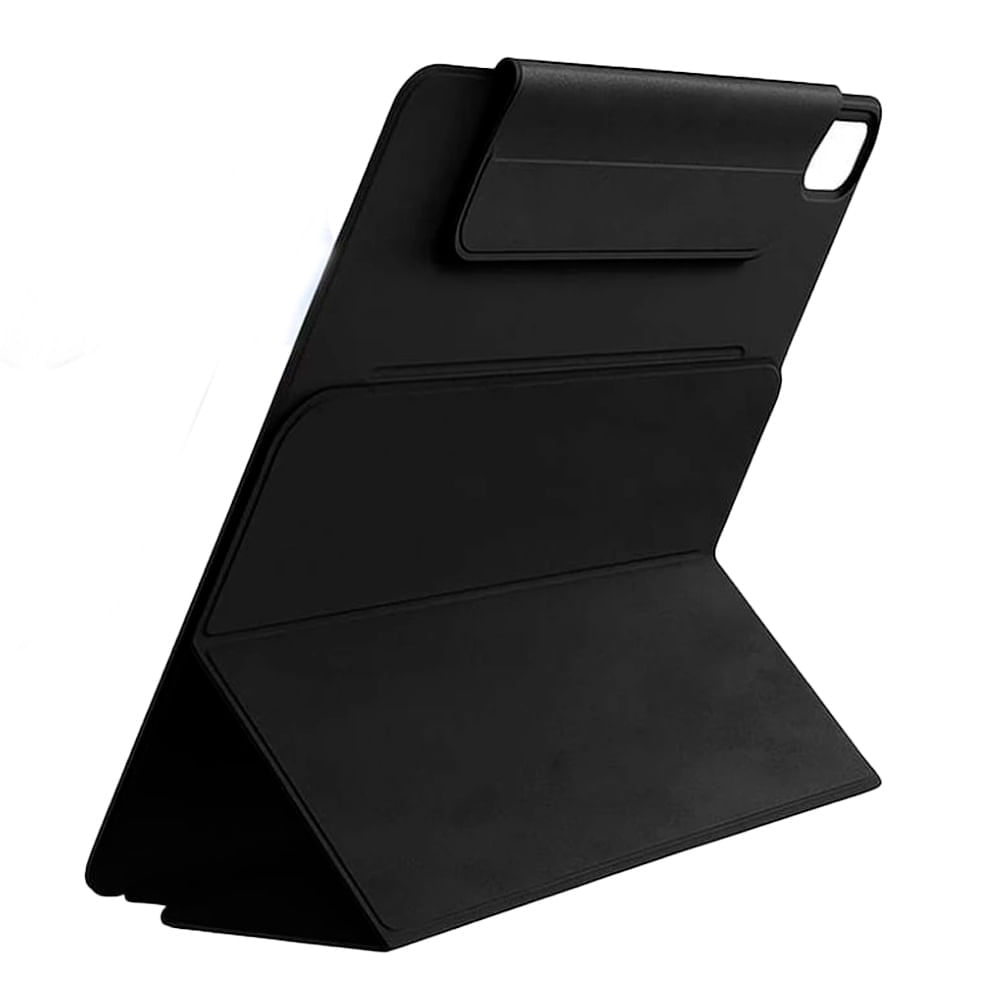 Funda desmontable imantada, iPad Air 13" 2024/2025, ranura Apple Pencil, protector de cámara, negro